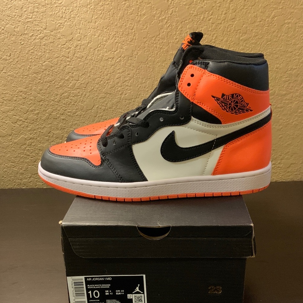 Air Jordan 1 Retro, High Black Orange White, Shattered Backboard UA ,Reps,NEW
